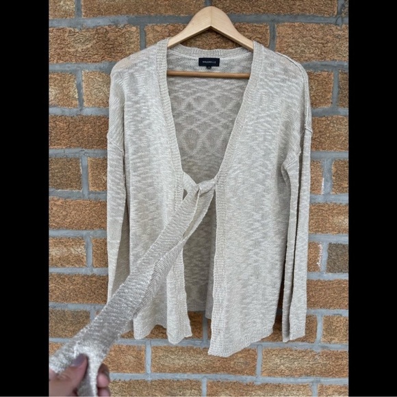 Majorelle cardigan metallic shimmer sweater small - Picture 2 of 8